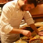 Chef Preparing our Beet & Citrus Salad