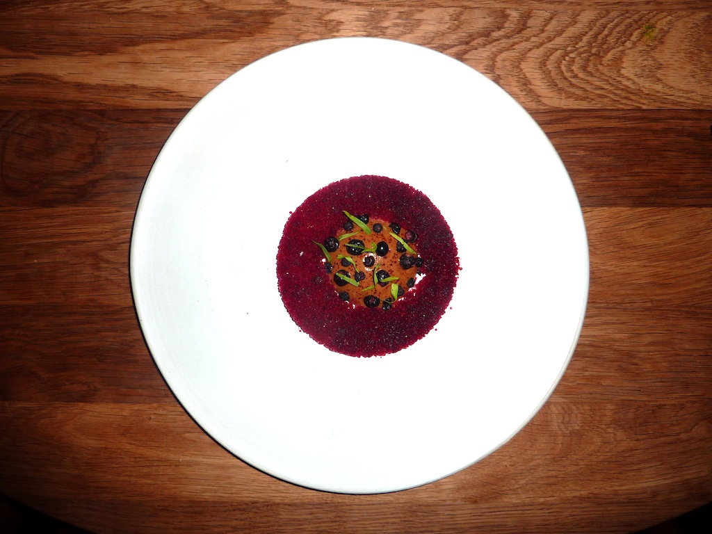 Brown Cheese and Beetroot