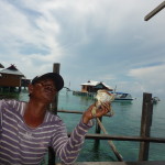 Crab Fisherman - Mabul Island, Malaysia - Kevin Longa - kevinlonga.com