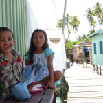 Mabul Island Children Eating Lunch - Kevin Longa - kevinlonga.com