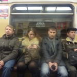 Riders on the Russian Subway