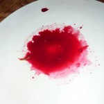 Brown cheese and beetroot dessert, Restaurant Noma