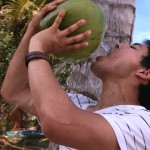 Kevin Longa drinking coconut juice, water - #FoodEntrepreneur Friday: Fail Until You Succeed, Try Not to Go (Coco)Nuts