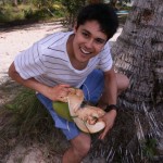 Kevin Longa opening a coconut - #FoodEntrepreneur Friday: Fail Until You Succeed, Try Not to Go (Coco)Nuts