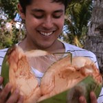 Kevin Longa enjoying a coconut - #FoodEntrepreneur Friday: Fail Until You Succeed, Try Not to Go (Coco)Nuts